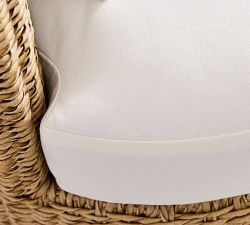 Kostas Wicker Petite Swivel Outdoor Papasan
