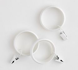 Quiet-Glide Curtain Clip Rings