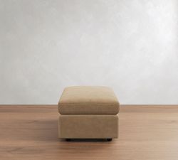 Sierra Leather Sectional Ottoman