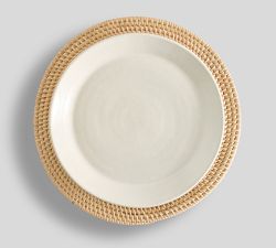 Tava Handwoven Rattan Round Placemats - Set of 4