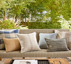 Sawyer Check Outdoor Pillow - Thumbnail 3
