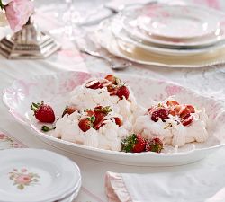 LoveShackFancy Floral Bow Porcelain Serving Platter