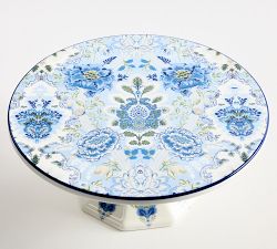 Kravet Arboretum Stoneware Cake Stand