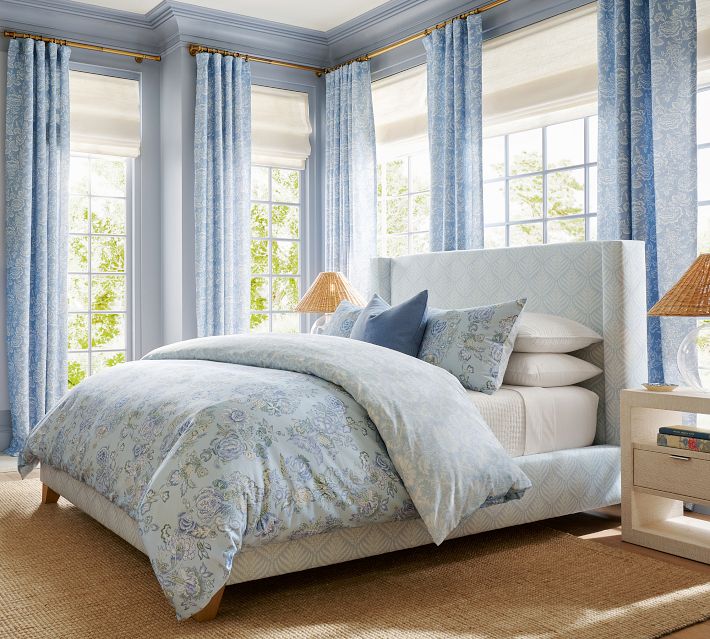 Harper Upholstered Bed - Elegant Bedroom Design | Pottery Barn
