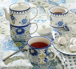 Kravet Jardin Stoneware Stacking Tea Set - Set of 3