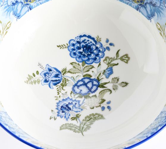 Kravet Jardin Stoneware Footed Serving Bowl - Thumbnail 5