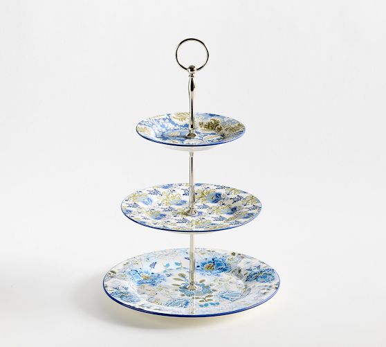 Kravet Jardin Stoneware Tiered Stand - Thumbnail 2