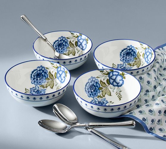 Kravet Rosehill Stoneware Cereal Bowls - Thumbnail 3