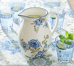Kravet Rosehill Stoneware Pitcher