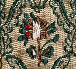 Wood Luggage Rack with Embroidered Straps