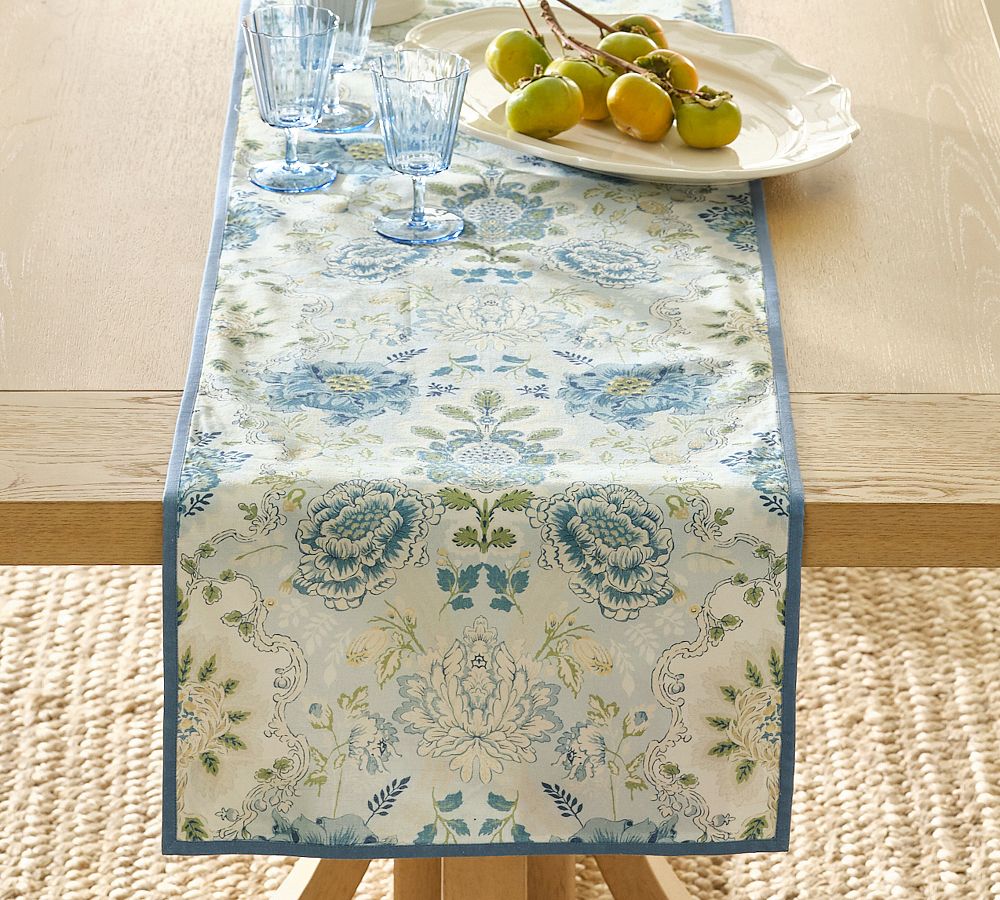 Kravet Arboretum Table Runner - 18x108", Azure