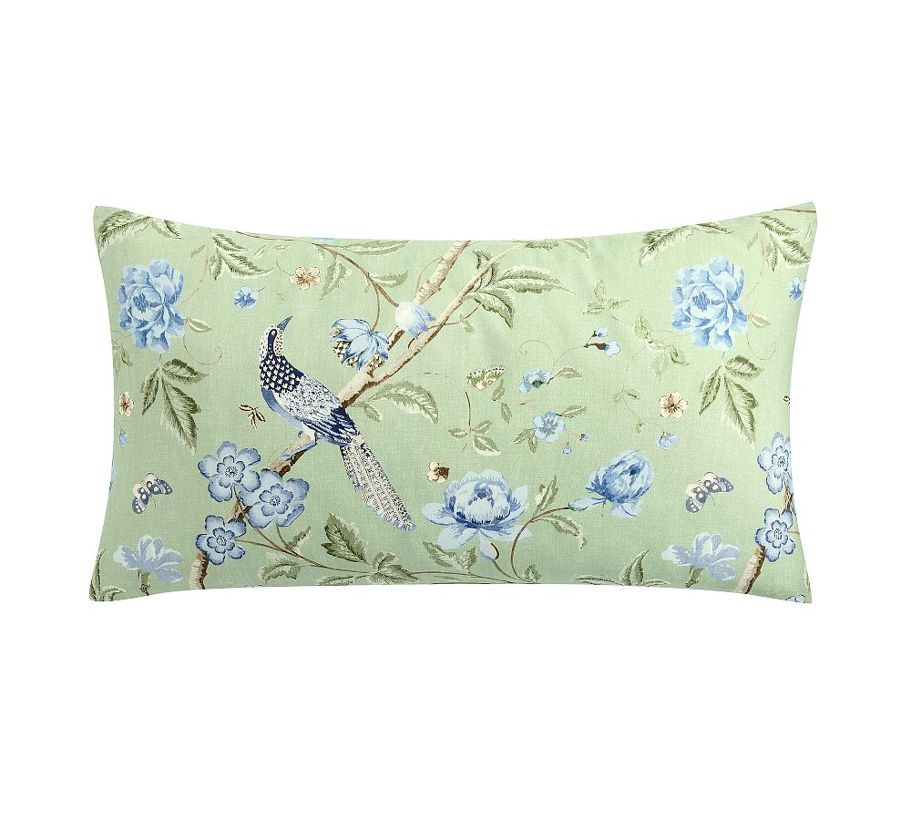 Kravet Meadowlark Reversible Sham - Green Multi, King