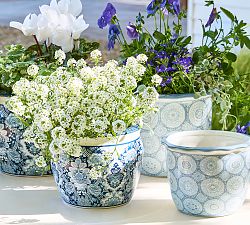 Kravet Medallion Cachepots