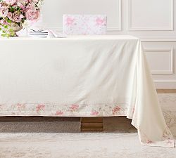 LoveShackFancy Floral Printed Tablecloth
