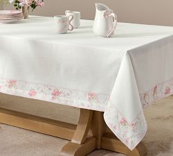 LoveShackFancy Floral Printed Tablecloth