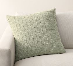 Palmer Windowpane Pillow Cover - Thumbnail 4