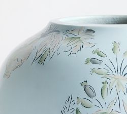 Kravet Grandiflora Hand-Painted Vase