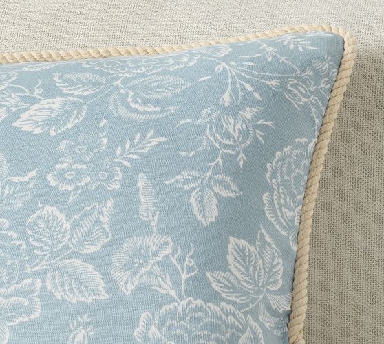 Kravet Rose Toile Reversible Pillow