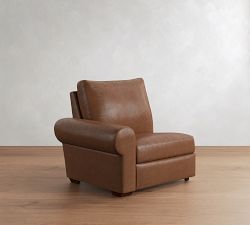 Build Your Own Big Sur Roll Arm Leather Power Reclining Sectional