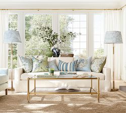 Kravet Rose Toile Reversible Pillow