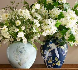 Kravet Grandiflora Hand-Painted Vase