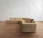 Sierra Slipcovered 3-Piece L-Shaped Wedge Sectional (137"&ndash;147")