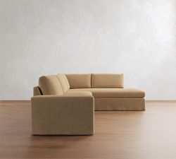 Sierra Slipcovered Return Bumper Sectional (126"&ndash;138")
