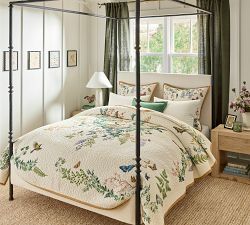 Botanical Forged Iron Curtain Rod