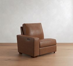 Build Your Own Big Sur Square Arm Leather Power Reclining Sectional