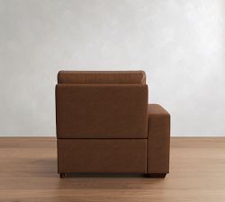 Build Your Own Big Sur Square Arm Leather Power Reclining Sectional