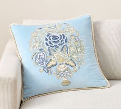 Kravet Rosehill with Fringe Reversible Pillow