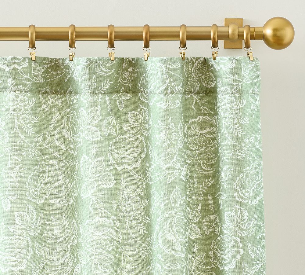Kravet Rose Toile Curtain