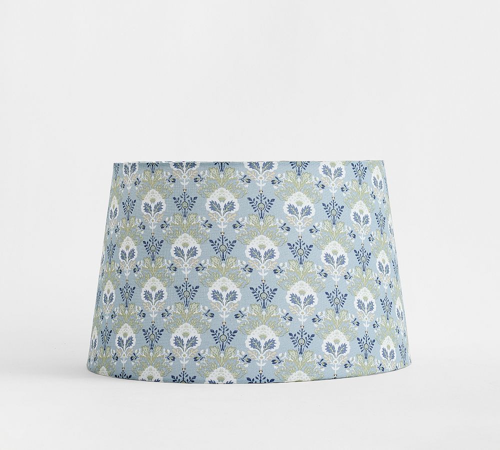 Kravet Tapered Drum Blossom Shade (15-17") - Chambray, Large