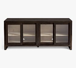 Open Box: Folsom Glass Media Console (73") - Charcoal