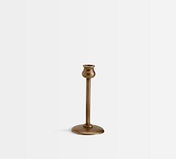 Open Box: Booker Candle Holders, Short 3.75"H - Brass