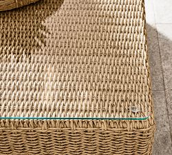 Kostas Wicker Square Outdoor Coffee Table