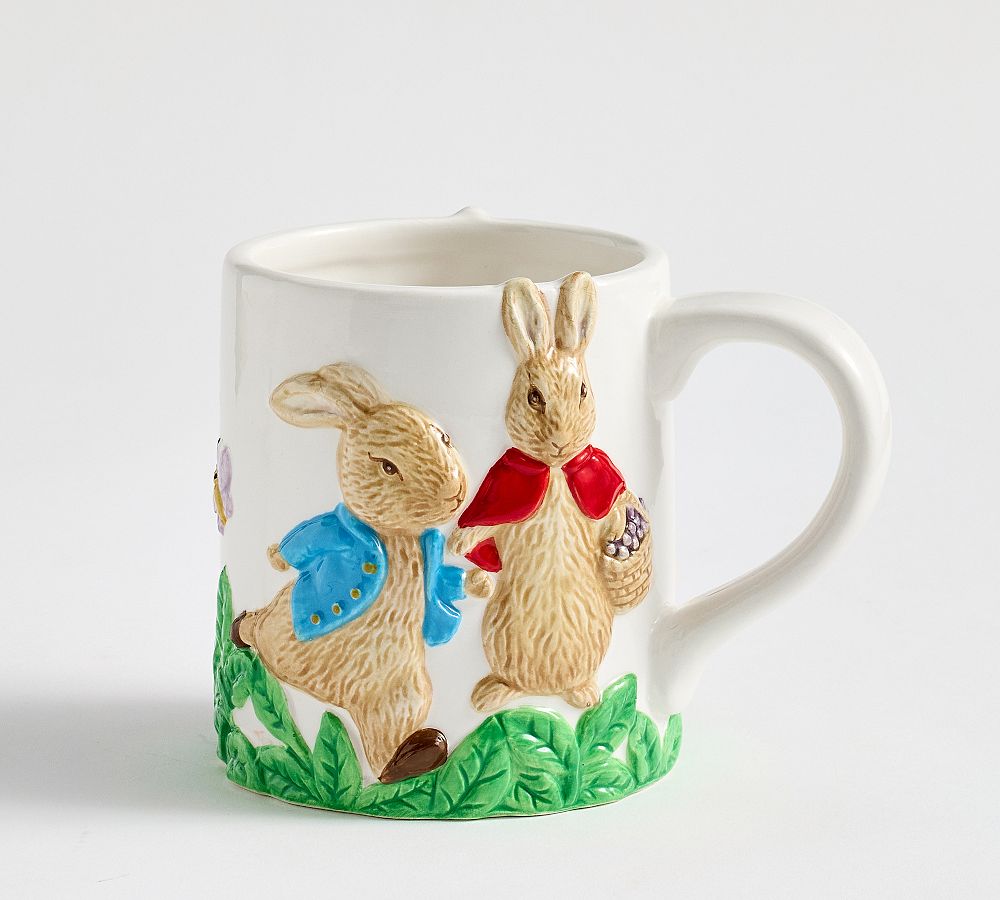 Peter Rabbit™ Stoneware Mugs - Set of 4 | Pottery Barn