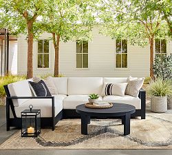 Malibu Metal Platform 4-Piece Outdoor Sectional (107")
