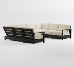 Malibu Metal Platform 8-Piece U-Shaped Outdoor Sectional (139")