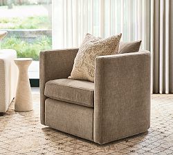 Ayden Barrel Arm Swivel Chair