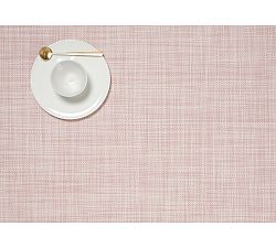 Open Box: Chilewich Basketweave Outdoor Placemats, Set of 4 - Blush