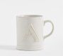 Embossed Alphabet Mug