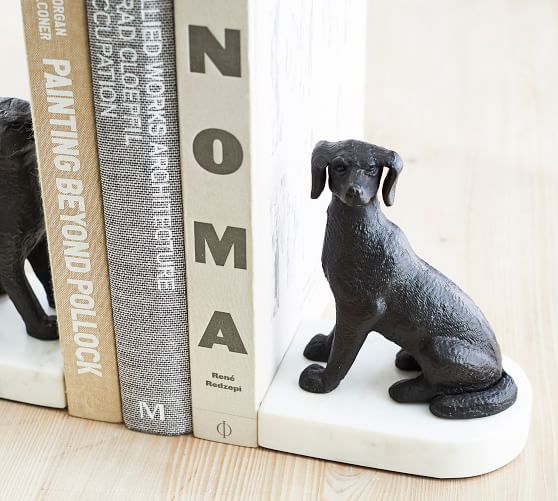 Bronze Dog Book Ends - Thumbnail 3
