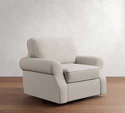 Fremont Roll Arm Swivel Chair