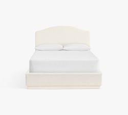 Hampton Upholstered Curved Bed