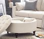 Lorraine Tufted Round Storage Ottoman