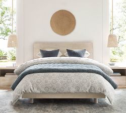 Montauk Wood Bead Bell Pendant (11")