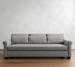 York Roll Arm Deep Seat Side Sleeper Sofa (97")