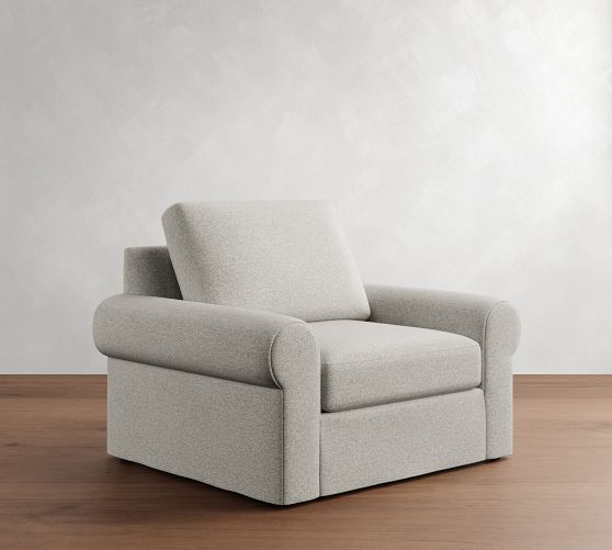 Big Sur Roll Arm Slipcovered Chair