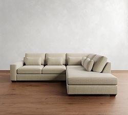 Big Sur Square Arm Deep Seat 3-Piece Bumper Sectional (120")